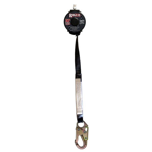 French Creek Single-Leg Eight Foot SRL with Swivel, Z74 Snap Hook, and Shock Pack from GME Supply