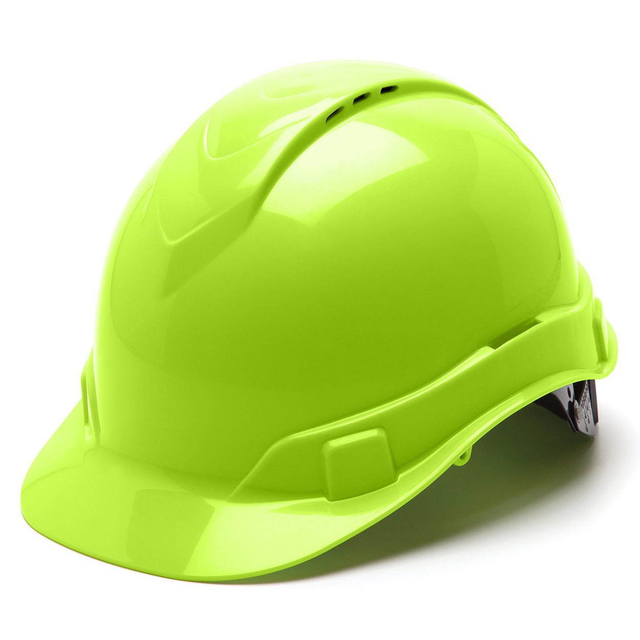 Pyramex Ridgeline Vented Cap Style Hard Hat with 4 Point Ratchet Suspension from GME Supply