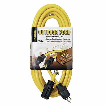 Prime Wire Extension Cord 25-foot from GME Supply
