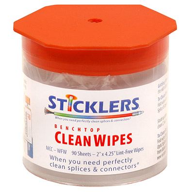 Sticklers 90 Count Fiber Wipes from GME Supply