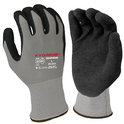 Armor Guys Kyorene 00-890-MD Black Nitrile Coated A9 Cut Gloves